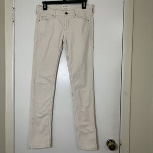 Isabel Marant Etoile Ivory corduroy slim straight pants size 38